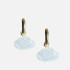 Notte Cloudy With A Chance of Sparkle Mother of Pearl Earrings
