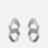 Marc Jacobs Monogram Chain Link Silver-Tone Earrings