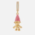 Crystal Haze Norwegian Lucky Troll Gold-Plated Pendant