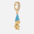 Crystal Haze Norwegian Lucky Troll Gold-Plated Pendant