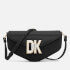 DKNY Downtown Logo Leather Crossbody Bag