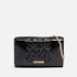 Love Moschino Women's Big Embossment Chain Clutch Bag - Nero