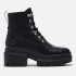 Timberland Women's Everleigh 6 Inch Lace Up Boots - Black Full Grain