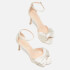 Kate Spade New York Women's Bridal Bow Satin Heeled Sandals