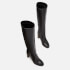 Kate Spade New York Women's Merritt Leather Knee High Heeled Boots - Black