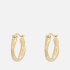 anna + nina Small Organic Gold-Plated Sterling Silver Hoop Earrings