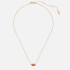 Kate Spade New York Lips Mini Pendant Necklace - Red/Gold