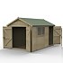 Timberdale 12x8 Apex Shed - Double Door, Combo (Home Delivery)