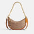 Coach Mira Coated Canvas Signature Shoulder Bag with Chain - Tan Rust