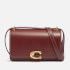 Coach Bandit Luxe Refined Calf Leather Cross Body Bag - Wine