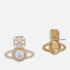 Vivienne Westwood Norabelle Gold-Tone Stud Earrings