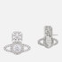 Vivienne Westwood Norabelle Silver-Tone Stud Earrings