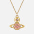 Vivienne Westwood Willa Bas Relief Gold-Tone Pendant Necklace