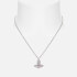 Vivienne Westwood Willa Bas Relief Silver-Tone Pendant Necklace