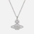 Vivienne Westwood Natalina Silver-Tone Pendant Necklace