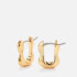 Jenny Bird Squiggle 14K Gold-Plated Huggie Earrings