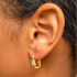 Oma The Label Hverdag 18 Karat Gold-Plated Hoop Earrings