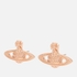 Vivienne Westwood Mini Bas Relief Rose Gold-Tone Earrings