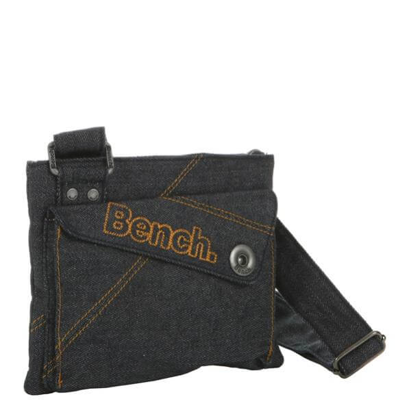 Bench Eden ladies denim cross body bag - Blue denim