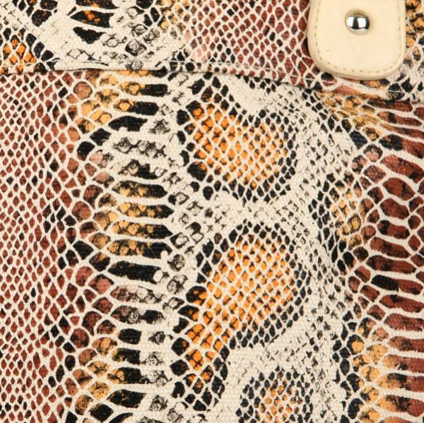 Suzy Smith Nora snakeskin bow detail shoulder bag
