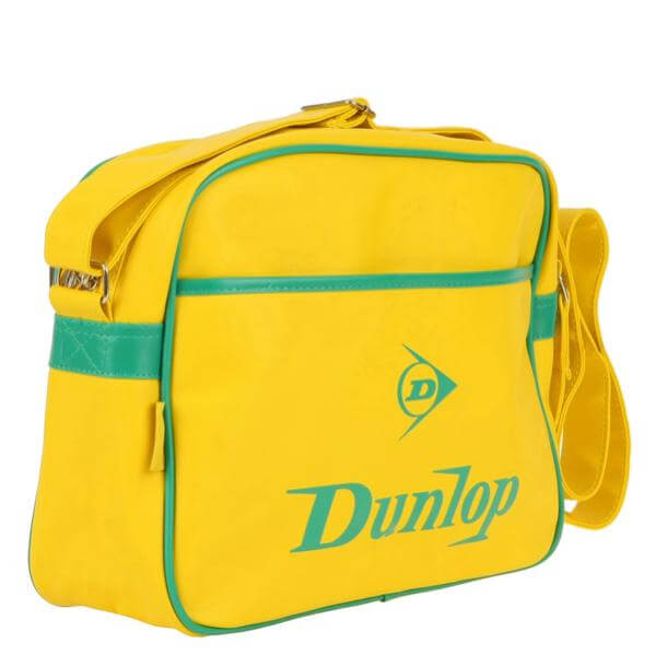 Dunlop classic east west messenger bag Yellow Green