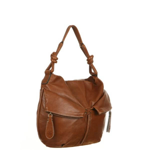 Ameko Manu Leather front pocket shoulder bag 