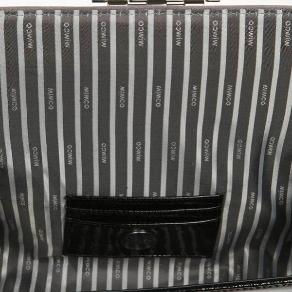 Mimco white cheap clutch