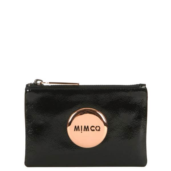 Mimco Mim Rose Gold trim pouch