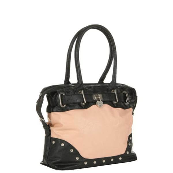 Max C London heart lock front tote bag 