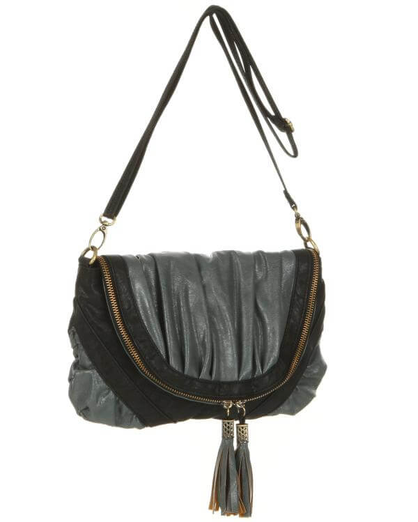 Max C London chain handle tassle shoulder bag 