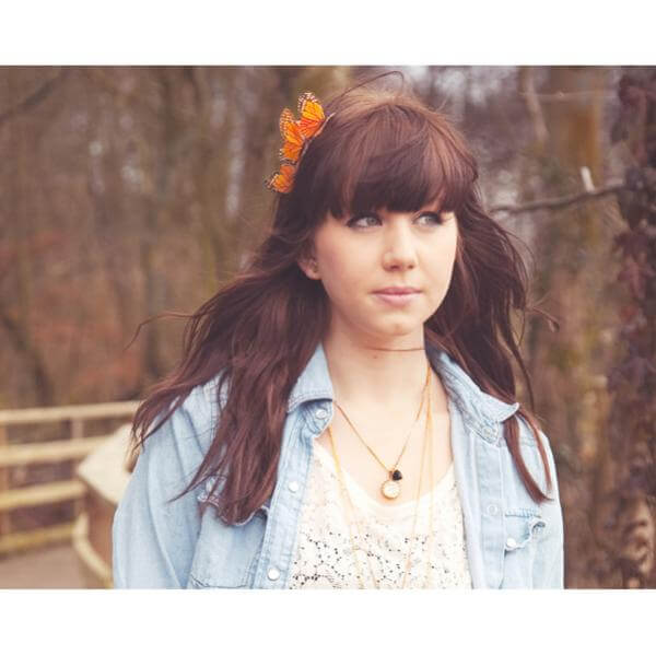Rock n' Rose Butterfly headband 