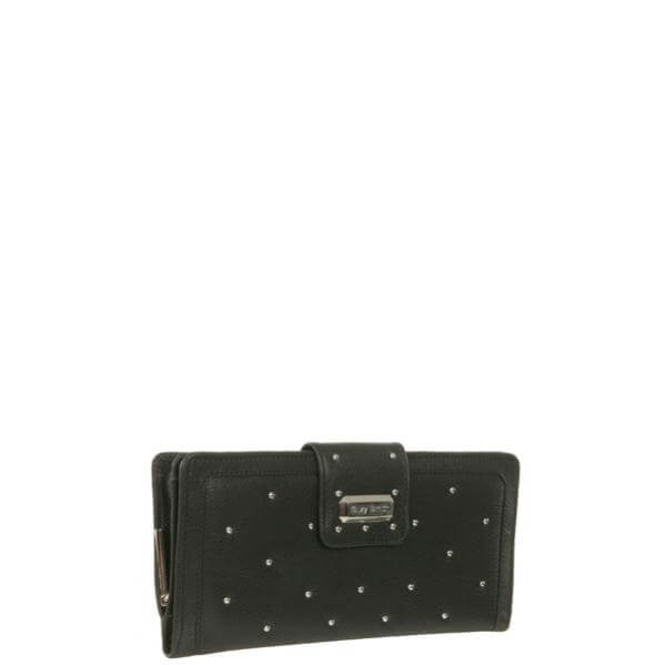 Suzy Smith Leather Pinhead Studded Wallet
