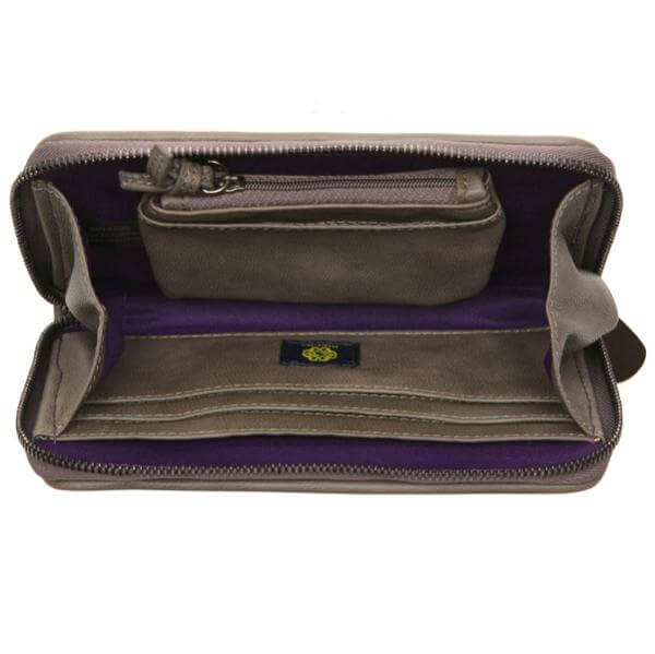 Mischa Barton Mikel Quilted Zip Around Wallet 