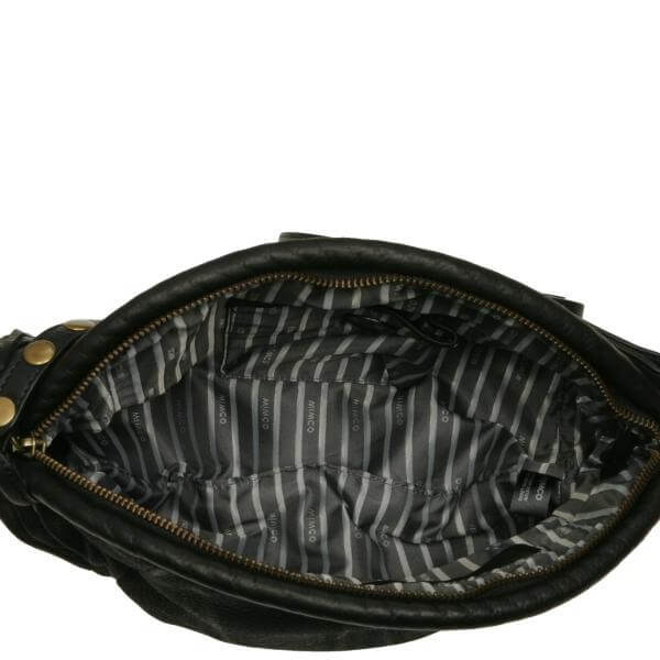 Mimco Leather Tattoo Bubble Clutch/Cross Body Bag 