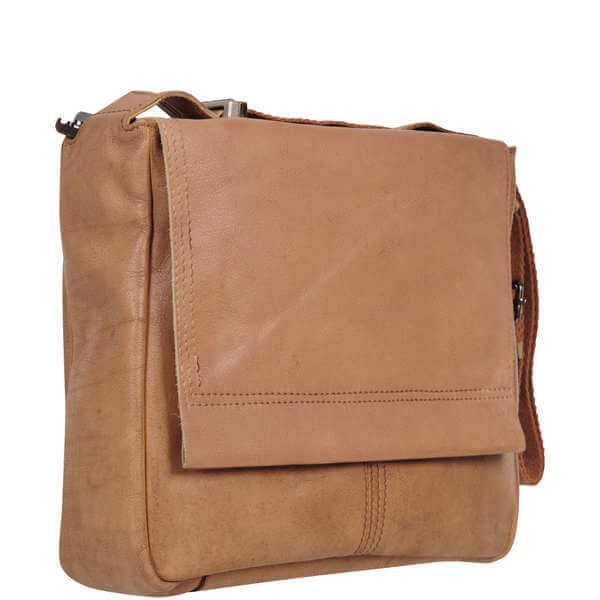 Diesel Beware It's Diesel/ Postman Buffalo Leather Messenger Bag