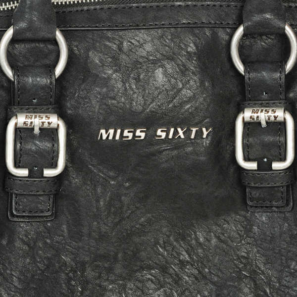 Miss Sixty Logo Bowling Bag - Black