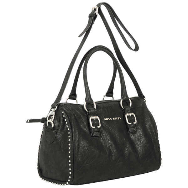 Miss Sixty Logo Bowling Bag - Black