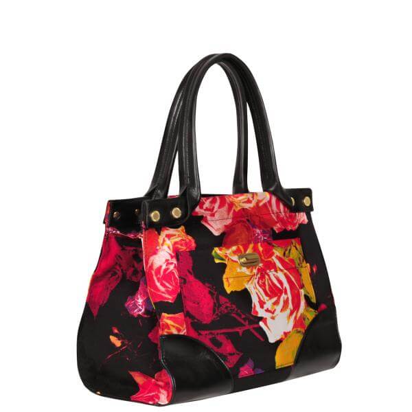Ted Baker Elaine Primrose Print Canvas Tote W/Pu Trim - Multi