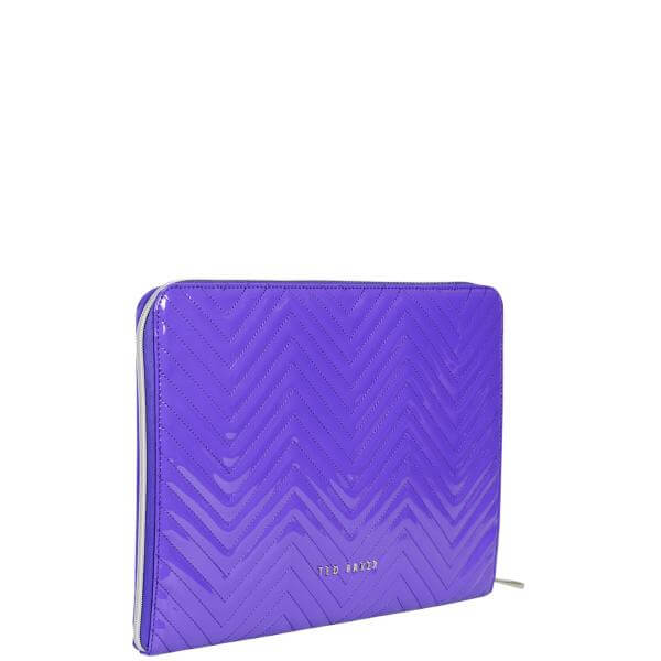 Ted Baker Lianna Quilted Large Laptop Sleeve - Blue
