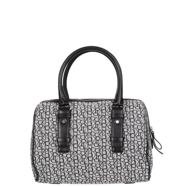 CK by Calvin Klein Contrast Jacquard Logo Satchel