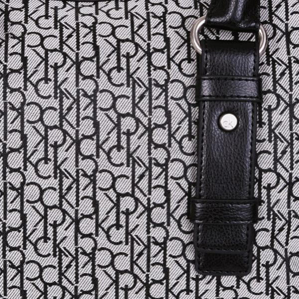CK by Calvin Klein Contrast Jacquard Logo Satchel