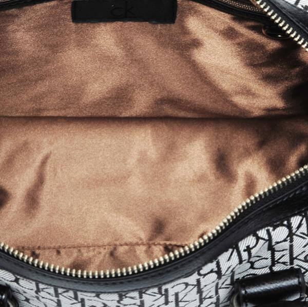 CK by Calvin Klein Contrast Jacquard Logo Satchel