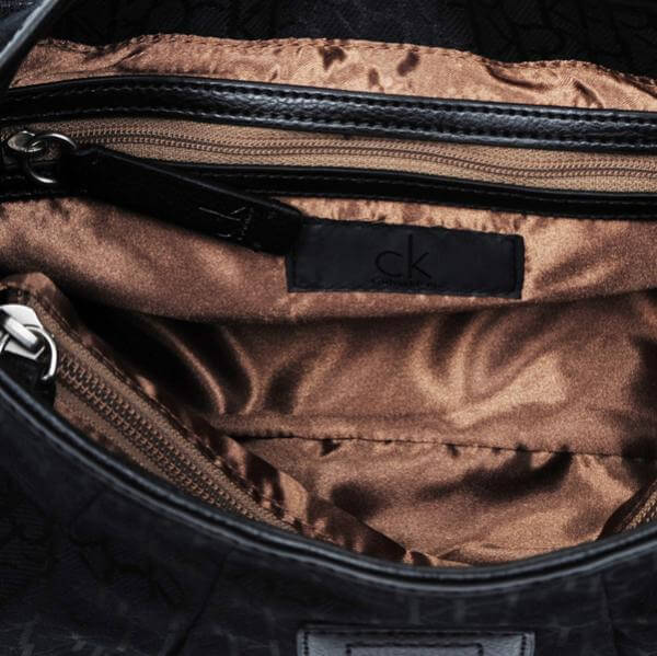 CK by Calvin Klein Logo Baguette Shoulder Bag