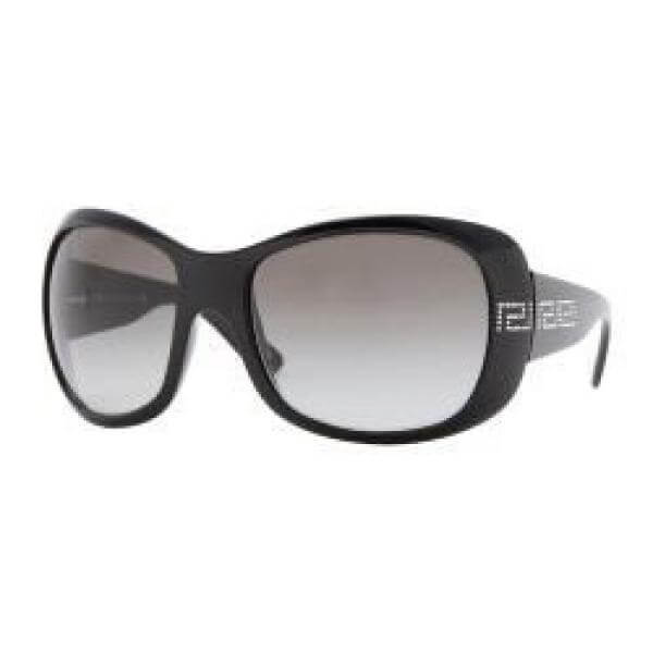 Versace Oversized Diamante Wide Arm Sunglasses