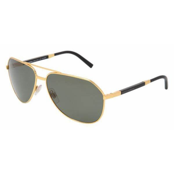Dolce Gabbana 2073K Special Edition Gold Aviator Sunglasses