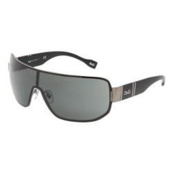 D&G 6060 Men's Logo Arm Mask Sunglasses