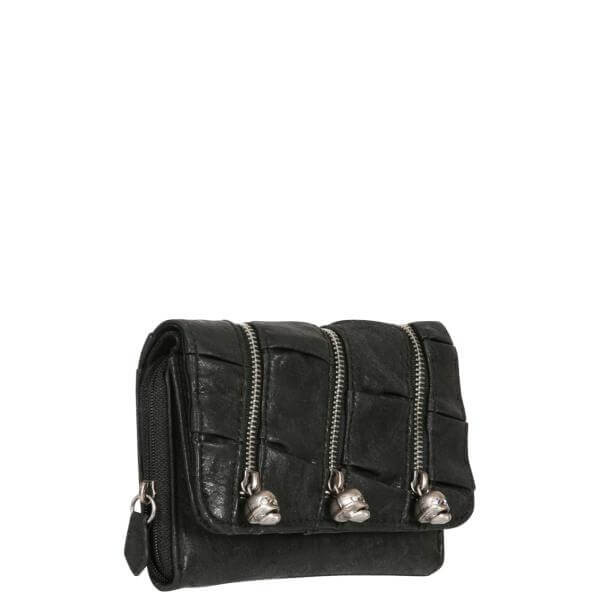 Religion skull & zip front purse