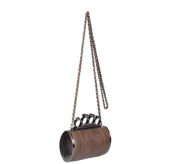 Religion knuckle duster clutch