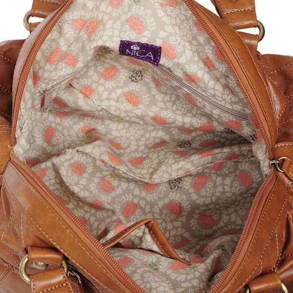 Nica Dion E/W Bowling Bag - Tan
