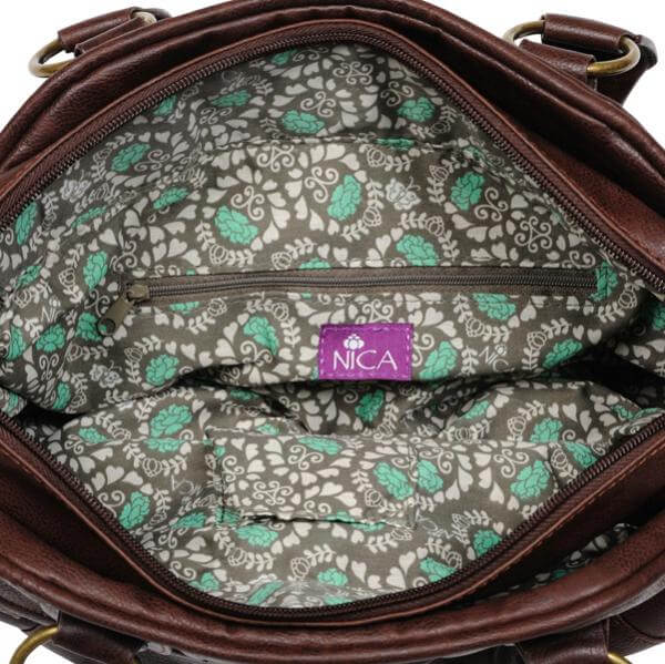 Nica Nemo bowling bag- chocolate